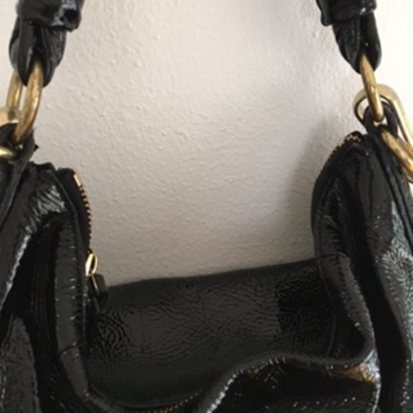 Coach Kristin Patent Leather Hobo / Crossbody Bag - Picture 10 of 17